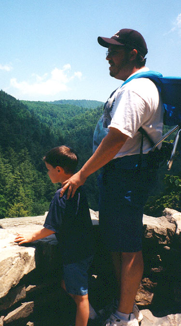 What a view at Linville Falls!
