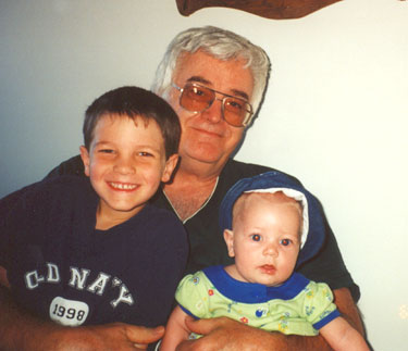 With Taylor and Grandpapa