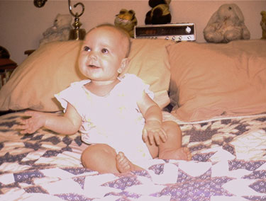 Sitting up for the first time! See, it's easy!