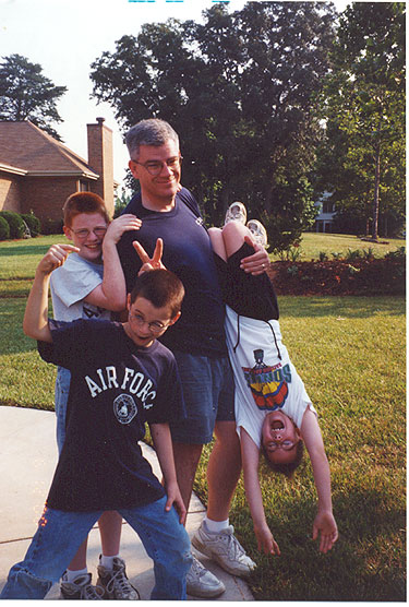 Being silly!